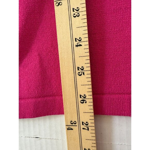 Jones New York Collection Open Front Cardigan 3X Fushia Barbiecore Office Dinner - Picture 6 of 9